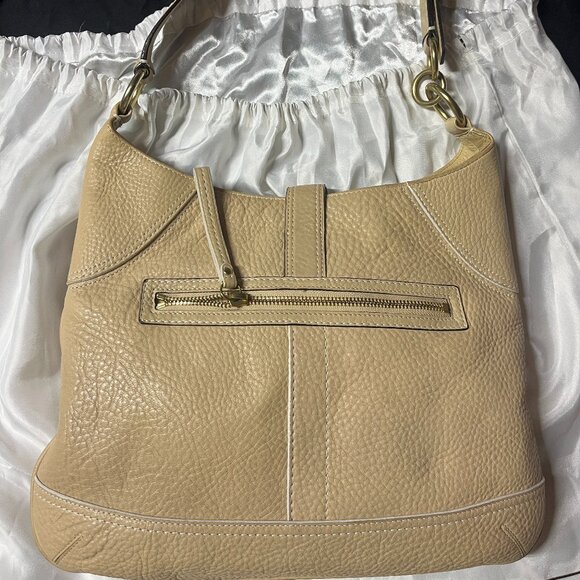 Vintage 2006 Coach Pebbled Leather Hampton Hobo Shoulder Bag - Picture 2 of 7